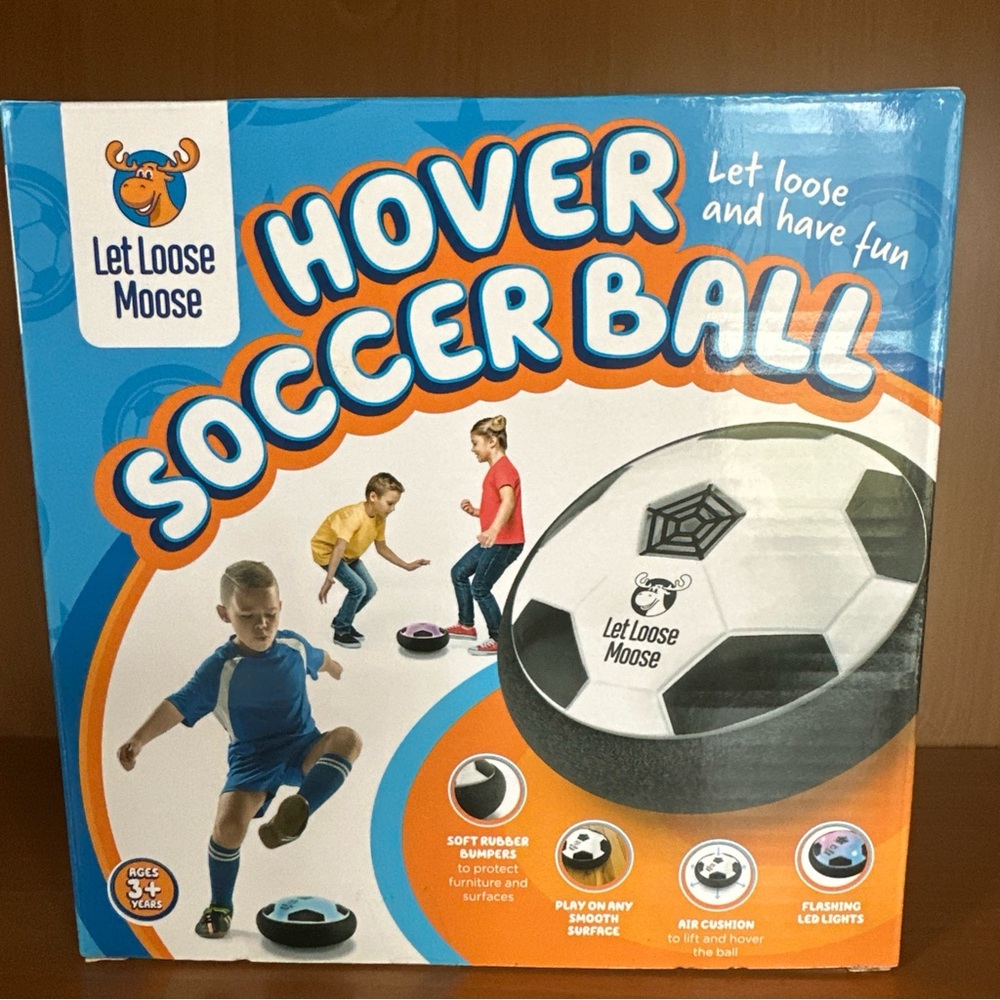 Let Loose Moose Hover Soccer Ball Excellent Indoor Entertainment New Sealed Box